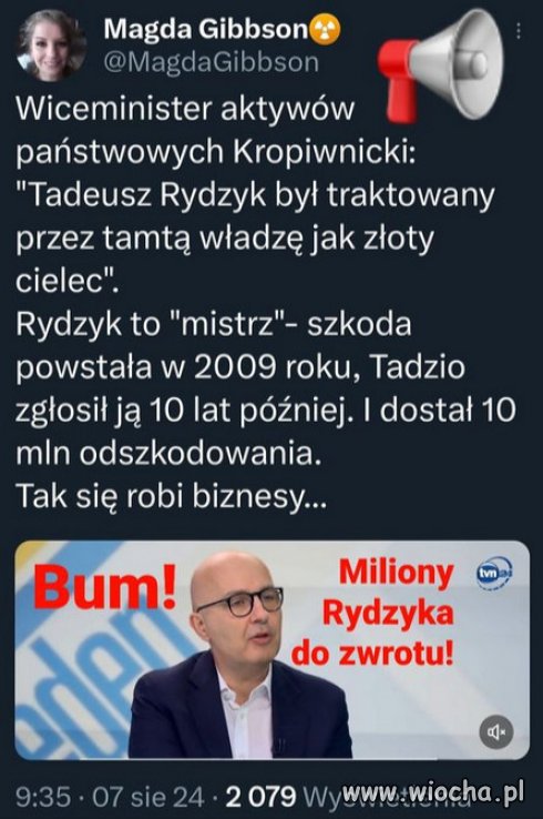 Niech teraz oszust odda wszystko co dostał i to  natychmiast