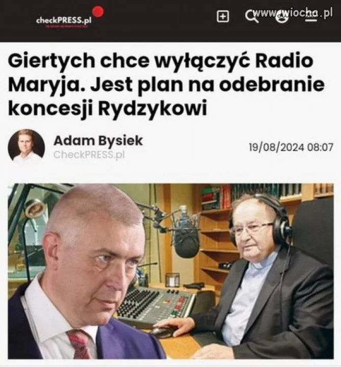 Popieram, ale jeszcze Rydzyk do pierdla!