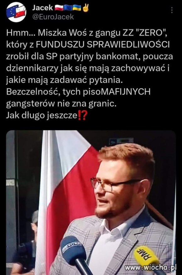 Prawie się popłakał w czasie tego wystąpienia ...