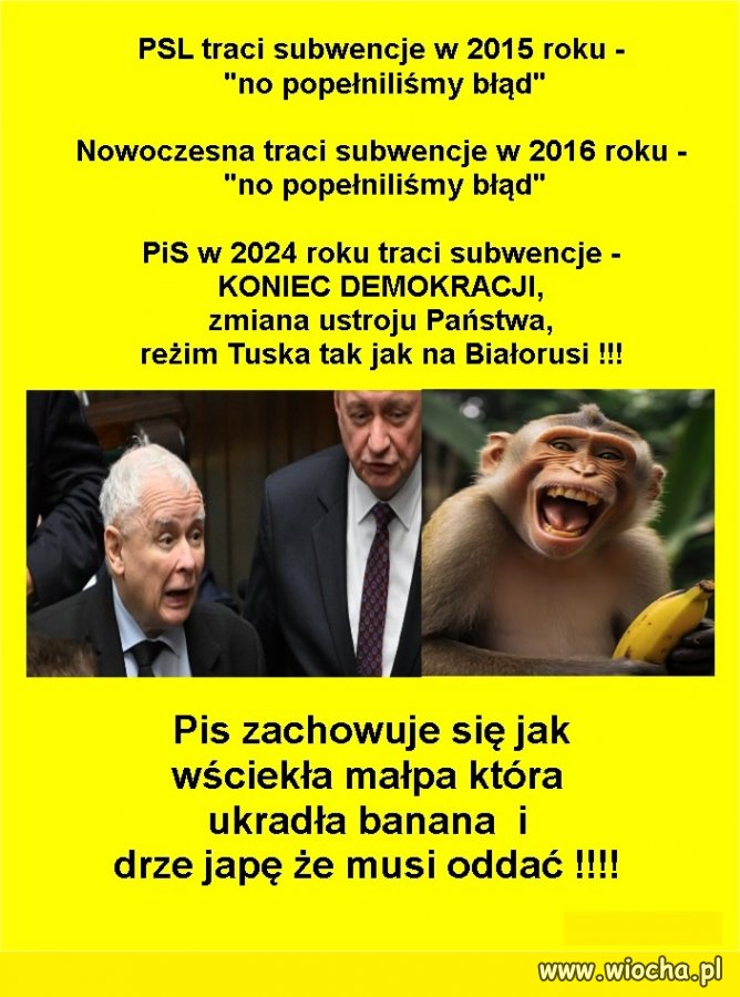PiS zachowuje się dokładnie tak, jak można się ...