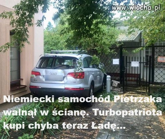 Stary satyr PiSowski jeździ niemieckim?