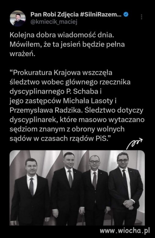 Będą zarzuty, kary i dyscyplinarki. Będą sprawy sądowe i wyroki.