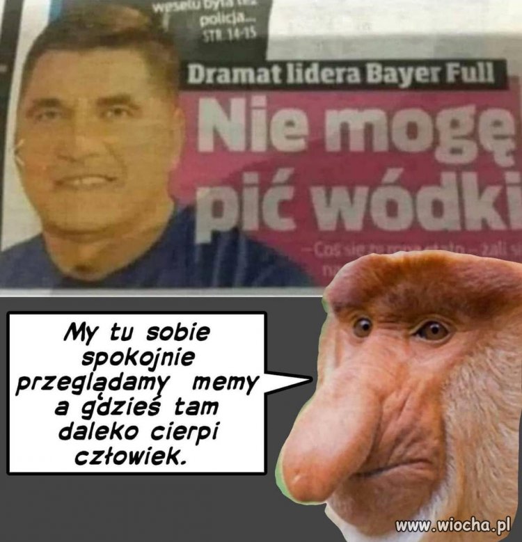 Człowiek cierpi 