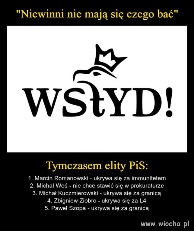 Oni wstydu nie mają !