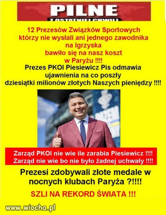 Za rzadow PiSu, wszedzie zlodzieje i oszusci...