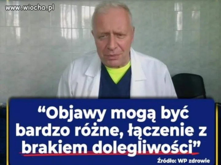 Dr. Sutkowski zaleca maseczki.