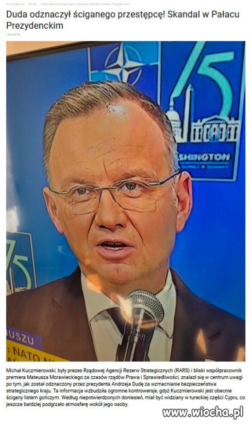 Odznaczony złodziej PiSu na uchodźstwie...jak tu żyć?