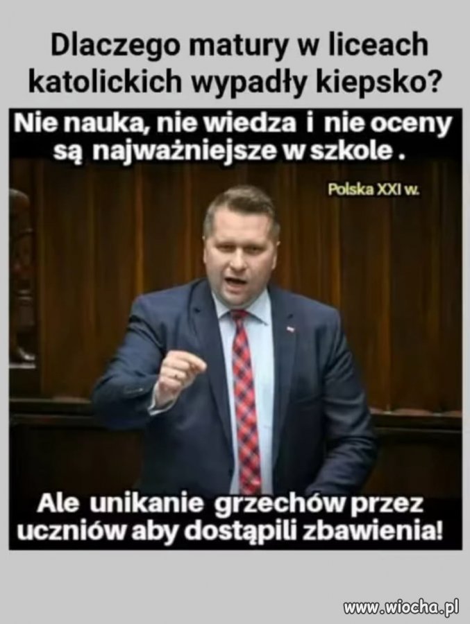 Takie priorytety miała słusznie miniona władza ...