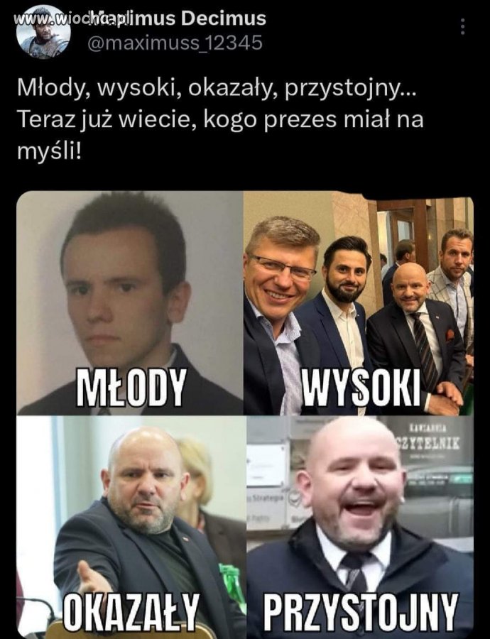Jest kandydat na ptezydenta