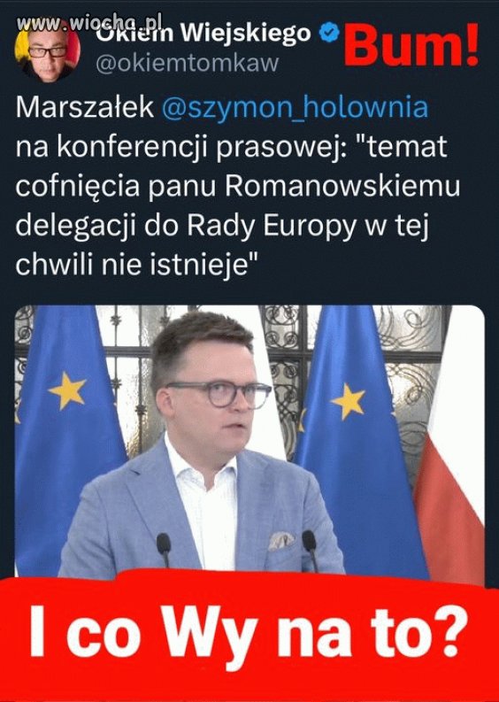 W co gra Hołownia?