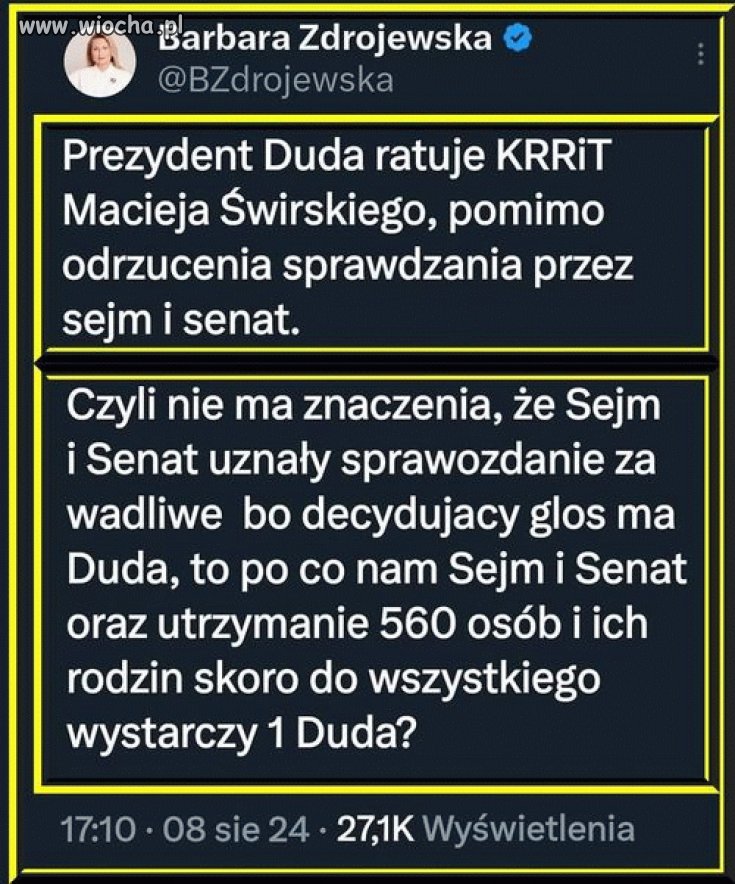 Jeden Duda wystarczy