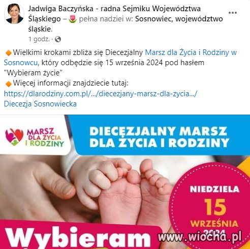 Powinna brać pensję z kurii, a nie dietę radnej.