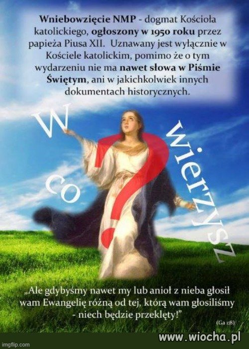 Wniebowzięcie NMP ma 74 lata ! 