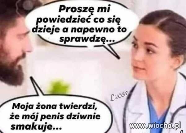 Monteo na badaniu.