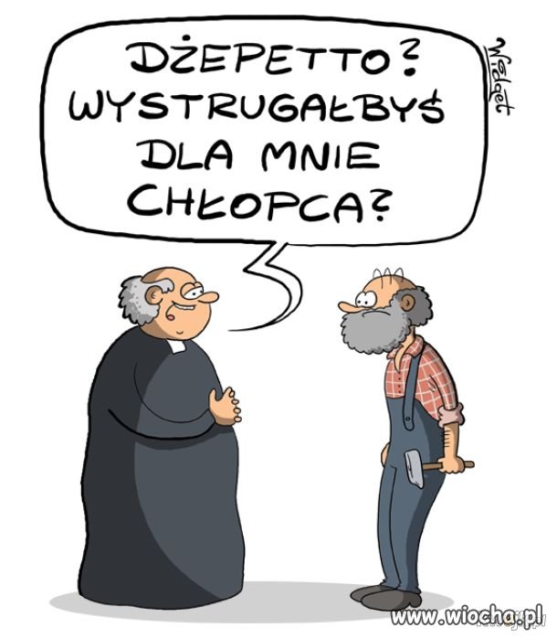 Wystrugał.