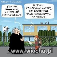 Podobno ksiundz ma ksywkę "koteczek łosiem cietery