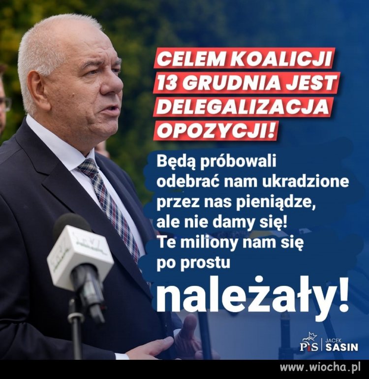 No jak to k..wa, przecież my kradliśmy zgodnie ...