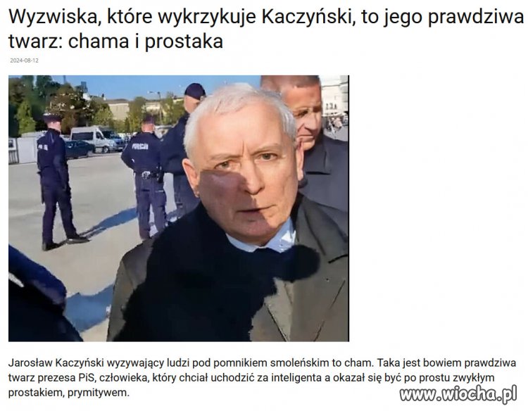 Jego miejsce jest raczej w zakładzie zamkniętym.