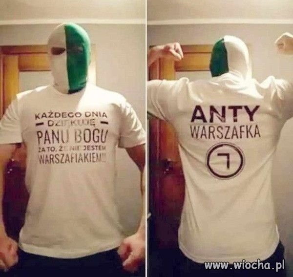 Kozak, ale mordę zakrył.