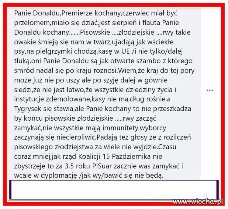 Gorący apel wyborców