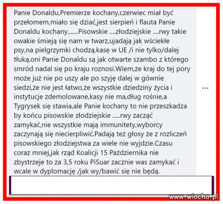 Gorący apel wyborców