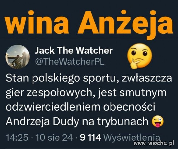 Po ..uj żeś tam pojechał? Bucu!