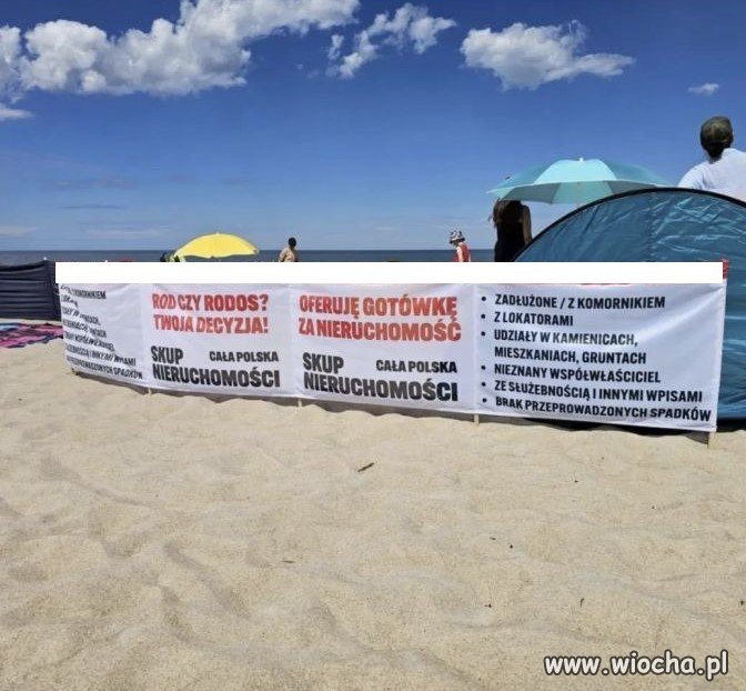 Wyższy poziom plażowego januszerstwa