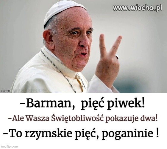 Rzymski Papcio też człowiek!