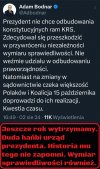 Anżej D. hańbi urząd prezydenta
