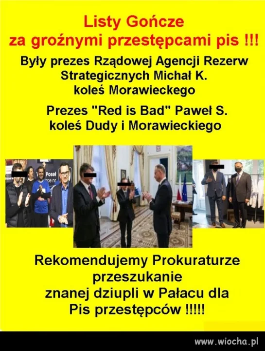 Powinni wiedzieć gdzie ich szukać ...