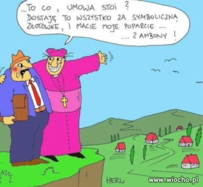Tak wygladal sojusz PiSu z sekta kosciola...