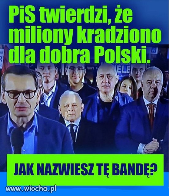 Pytanie na weekend. Jak nazwiesz tę bandę?