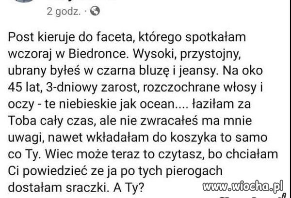 Miłość i sraczka przychodzi z nienacka.