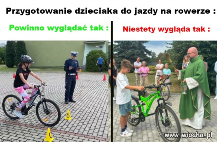 Znajomość przepisów, kask, światełka?