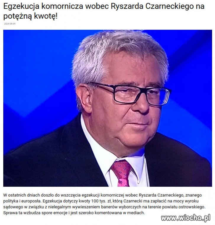 Komornik nie jest z PiSu i się nie opierd@la...