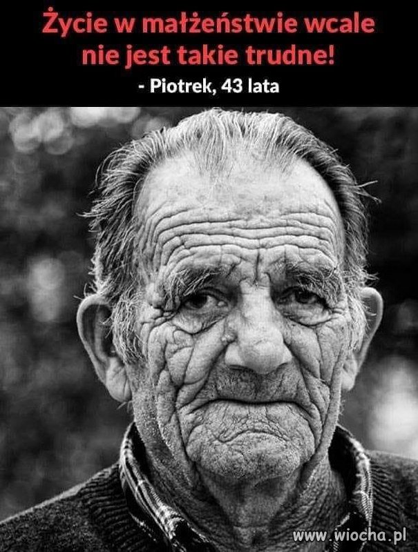 Życie w małżeństwie to sama przyjemność 