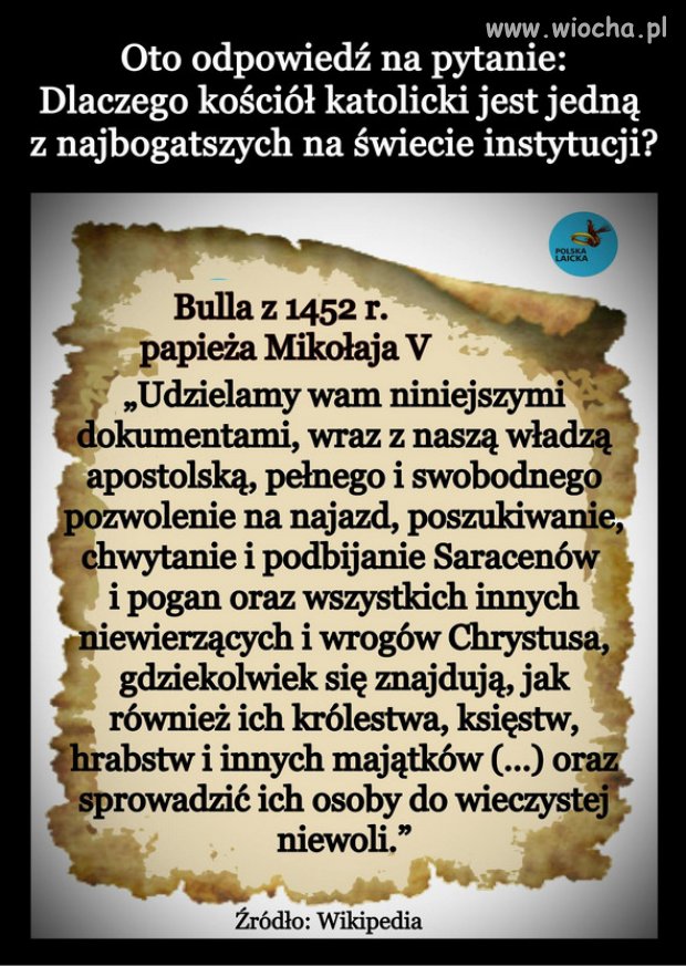 KOŚCIELNE „ZASŁUGI” DLA POLSKI...