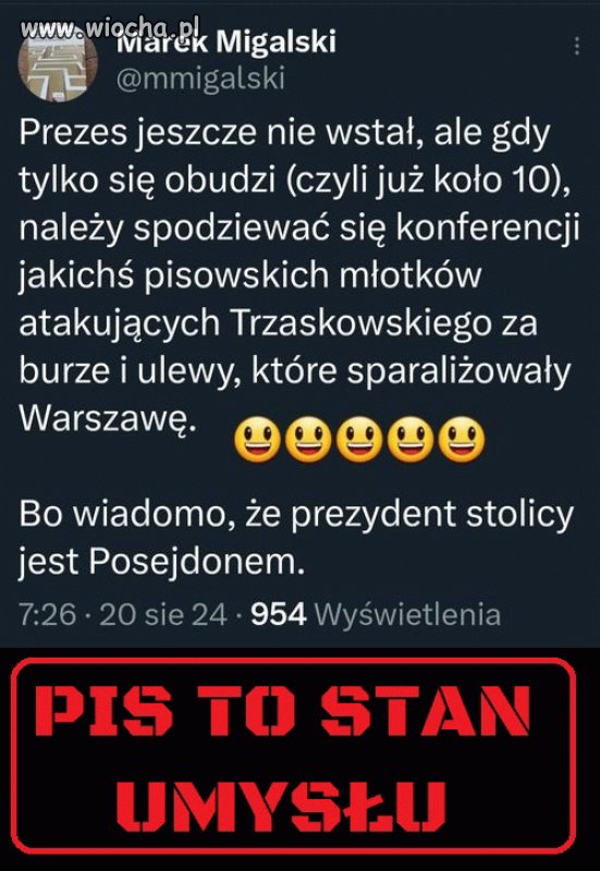 Głupota pisowców poraża