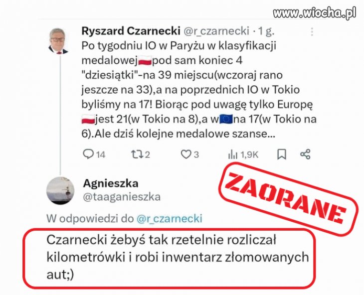 Piękne zaoranie Czarneckiego