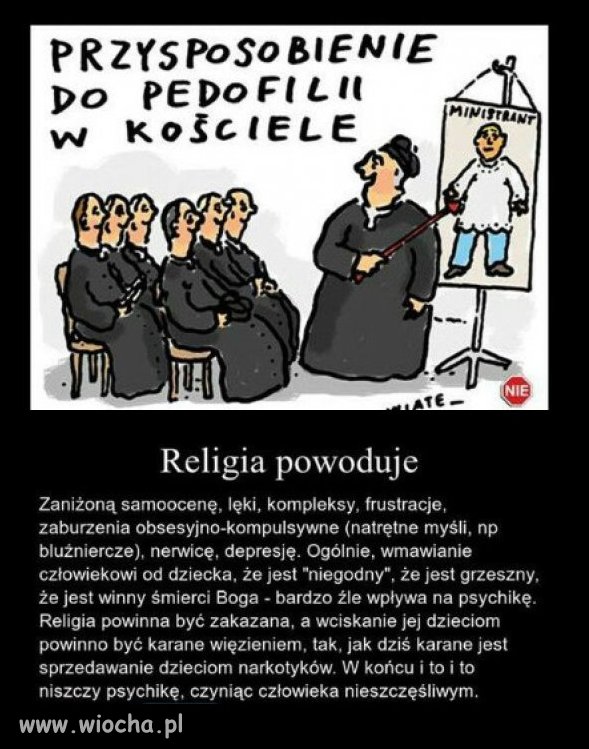 Szkodliwe działanie religii na dzieci...