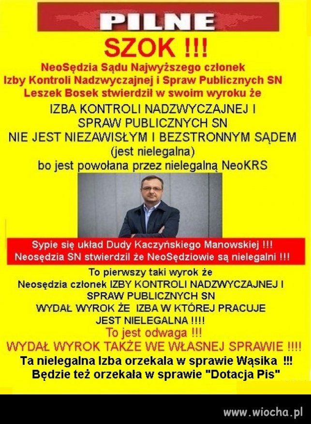 Proszę, cóż za samokrytyka. On jest nielegalny !