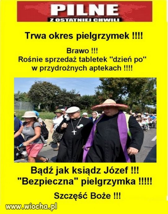 Trwa okres pielgrzymek !!! 