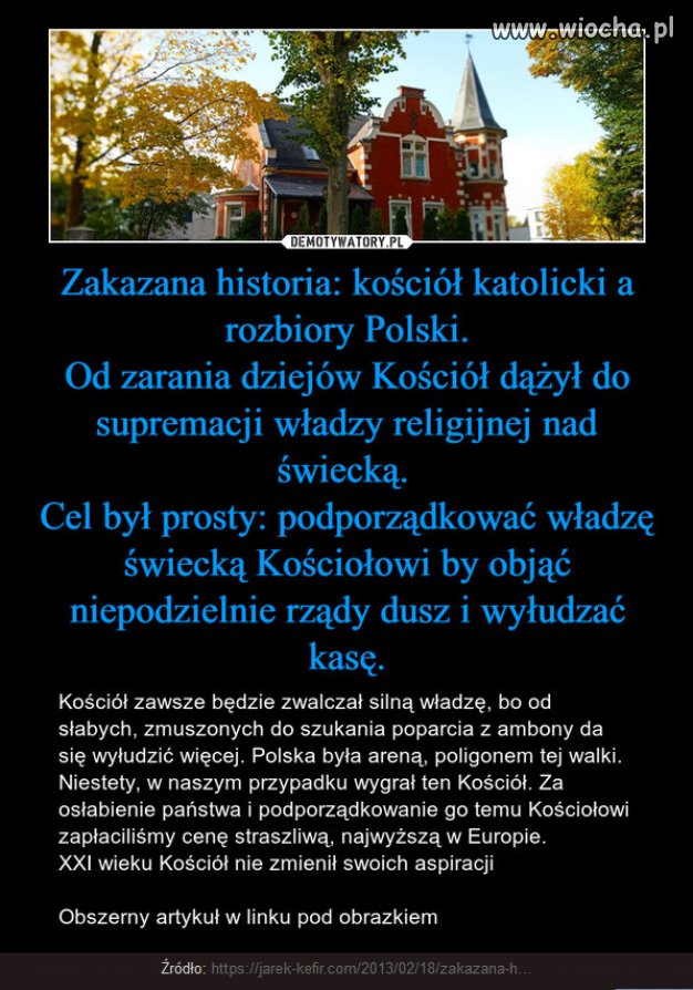 ZAKAZANA HISTORIA: KOŚCIÓŁ KATOLICKI A ROZBIORY POLSKI