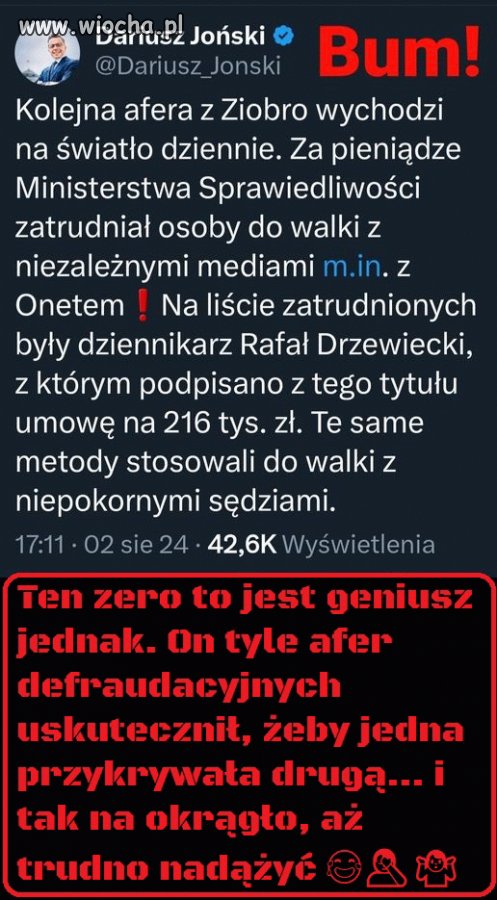 Kolejna afera z zerem