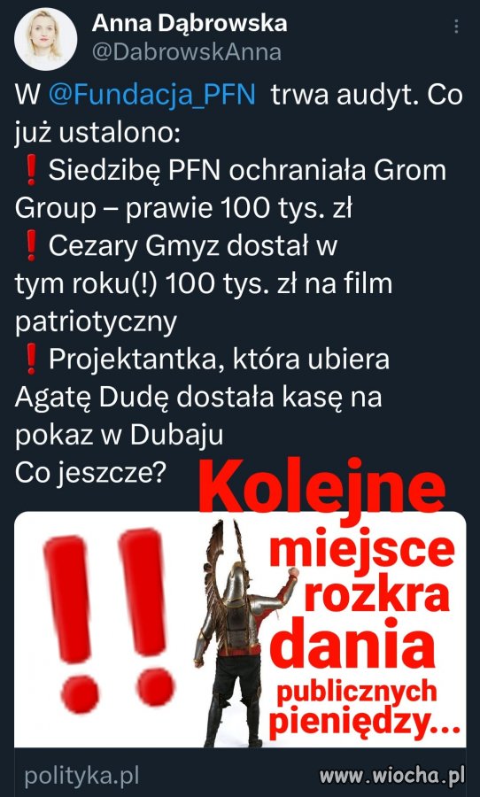 Nikt nigdy w historii Polski nie kradł tak jak PiS