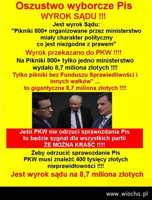 No i co PiSiaki? Obetną wam dotację ...