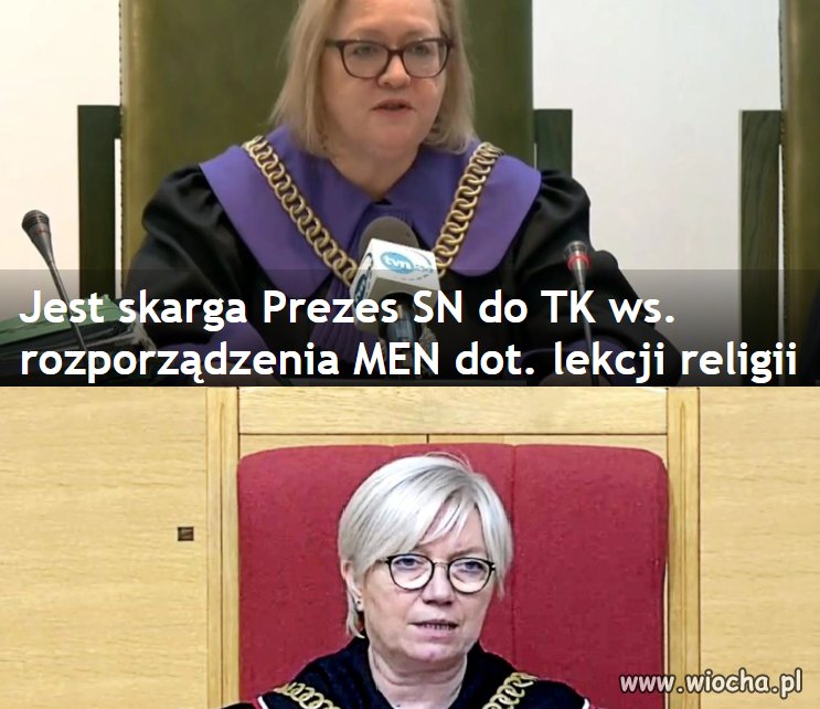 Sędzina z zarzutami kieruje protest do kucharki