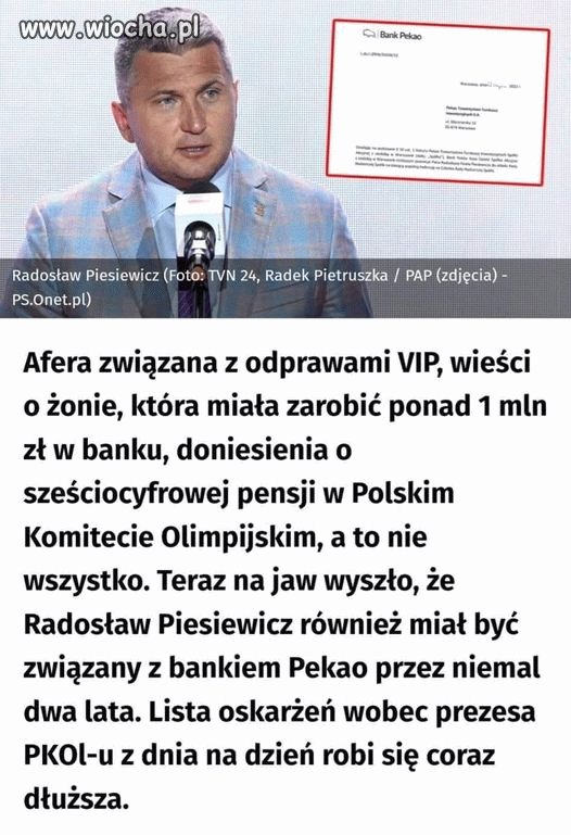 Czarne chmury nad tym pisowskim pachołkiem