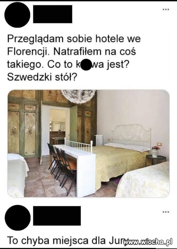Szwedzkie łóżko.