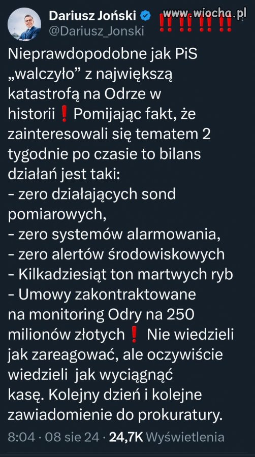 Nawet na tym te pisowskie ścierwa nakradły